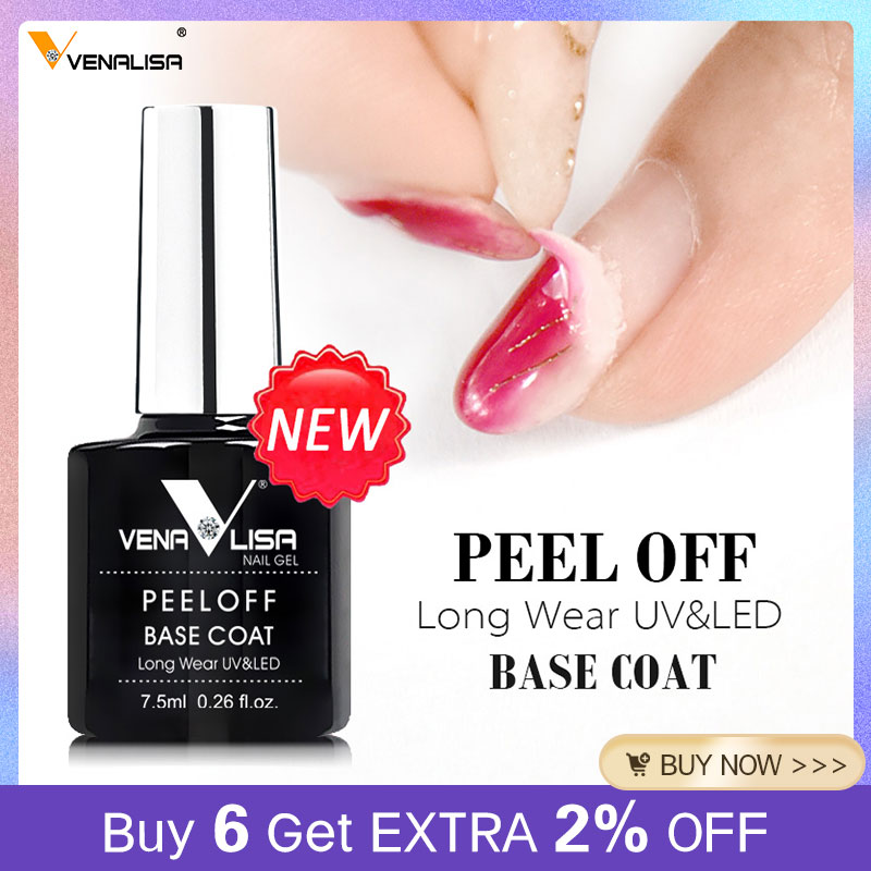 Peel Off Base Coat - VENALISA Mới Dễ Dàng Bóc Ra
