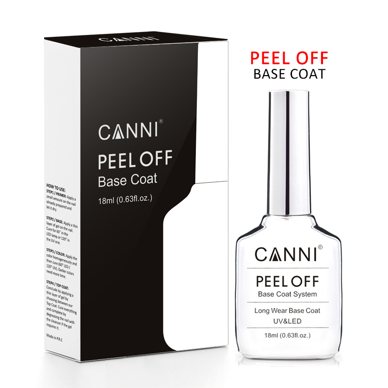 CANNI 18ml Peel Off Base Coat  - đánh giá và giá Peel Off Base Coat