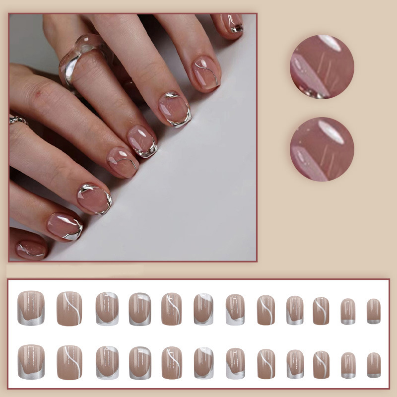 Short fake nails for women gir - đánh giá và giá Nail Art Fake
