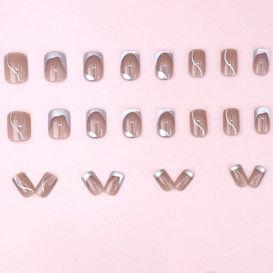 Short fake nails for women gir - đánh giá và giá Nail Art Fake