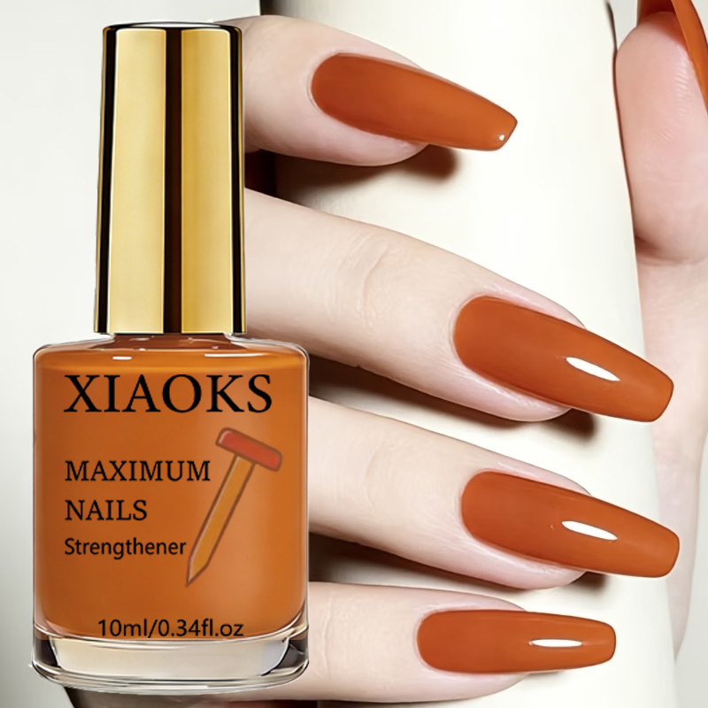 Caramel Orange Nail Strengthen - đánh giá và giá Nail Art Orange