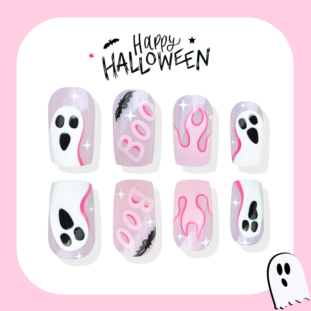 24Pcs Halloween Press On Nails - đánh giá và giá Nail Art Fake