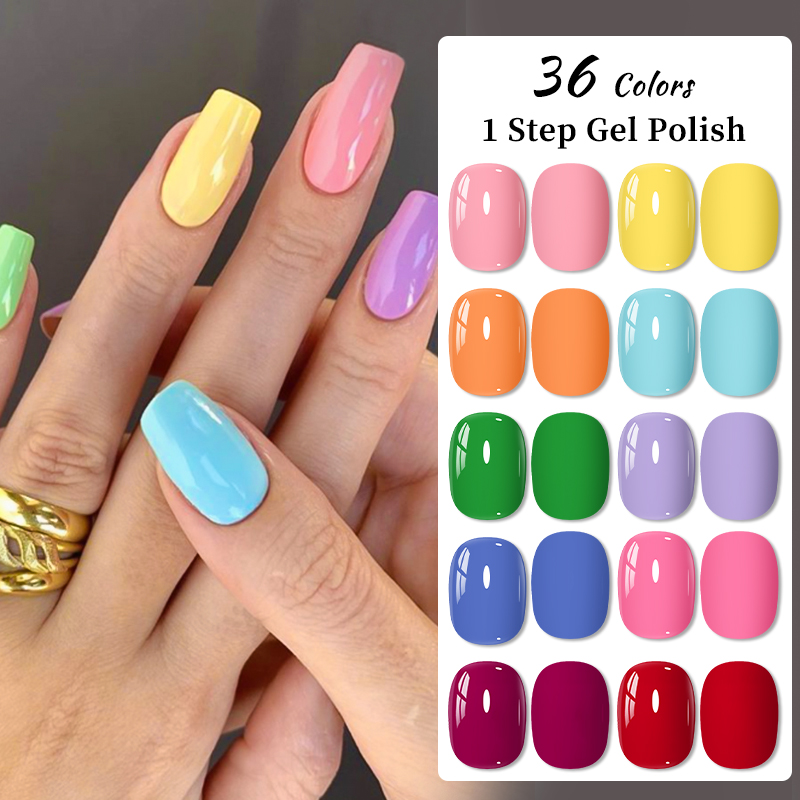 1-step Gel Polish 3 IN 1 Gel N - đánh giá và giá Nail Art One Stroke