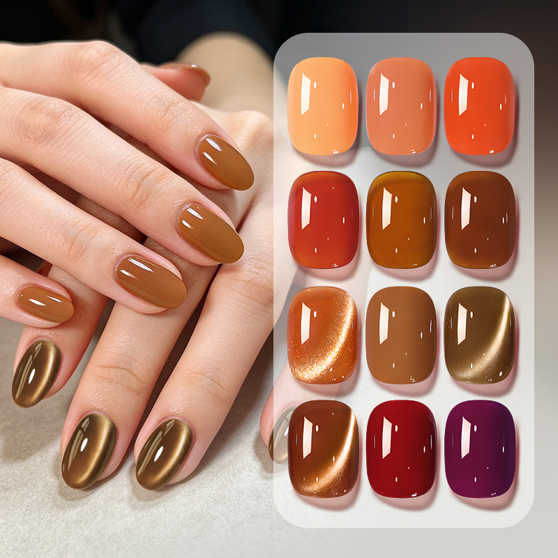 BORN PRETTY 12 Colors Autumn G - đánh giá và giá Nail Art Yellow