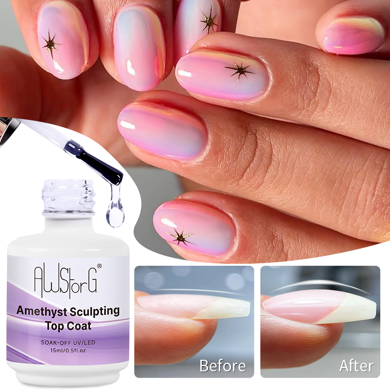 AWStorG 15ML Amethyst Sculptin - đánh giá và giá Nail Art Yellow
