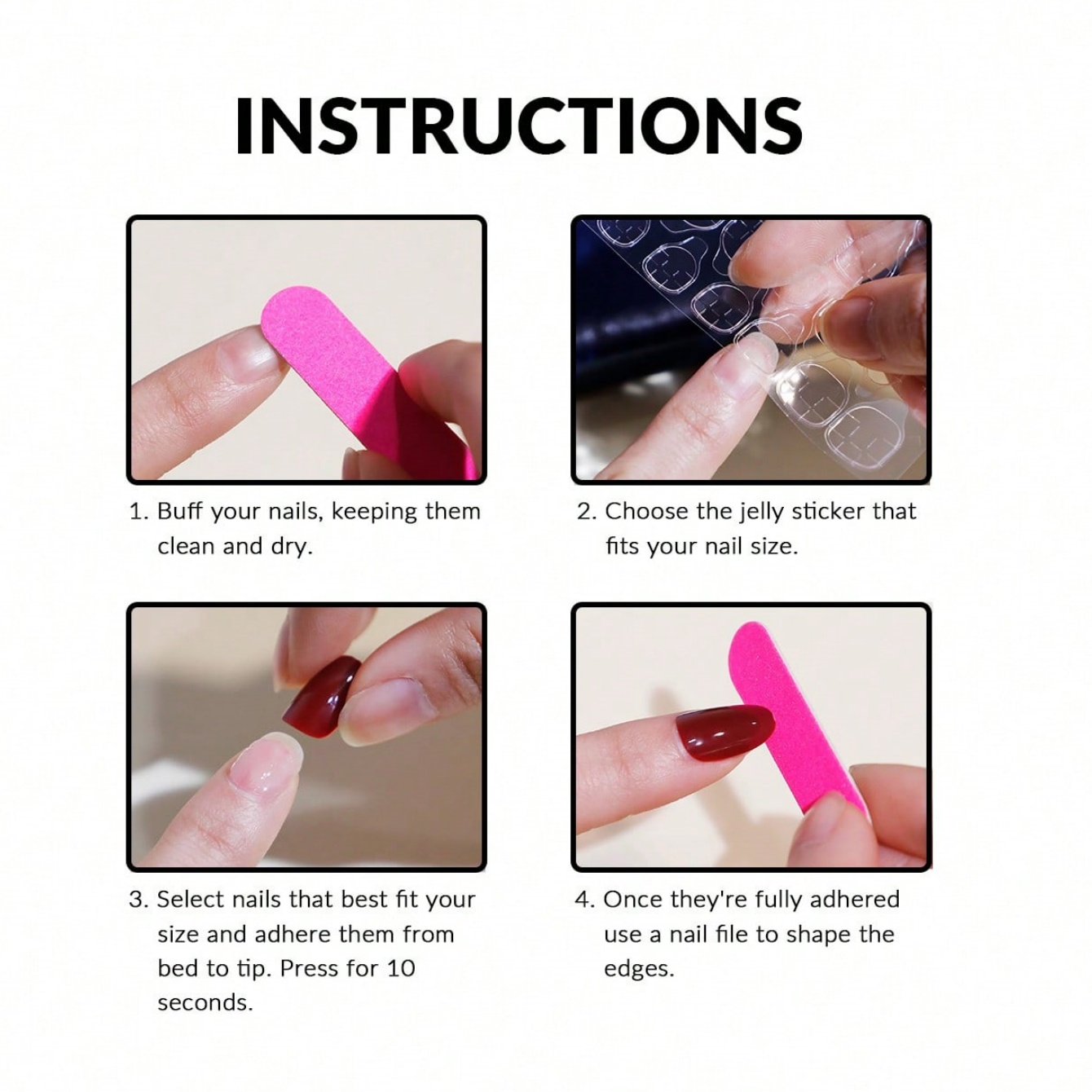 10 Pieces of Hand Pressed Oval - đánh giá và giá Nail Art Yellow