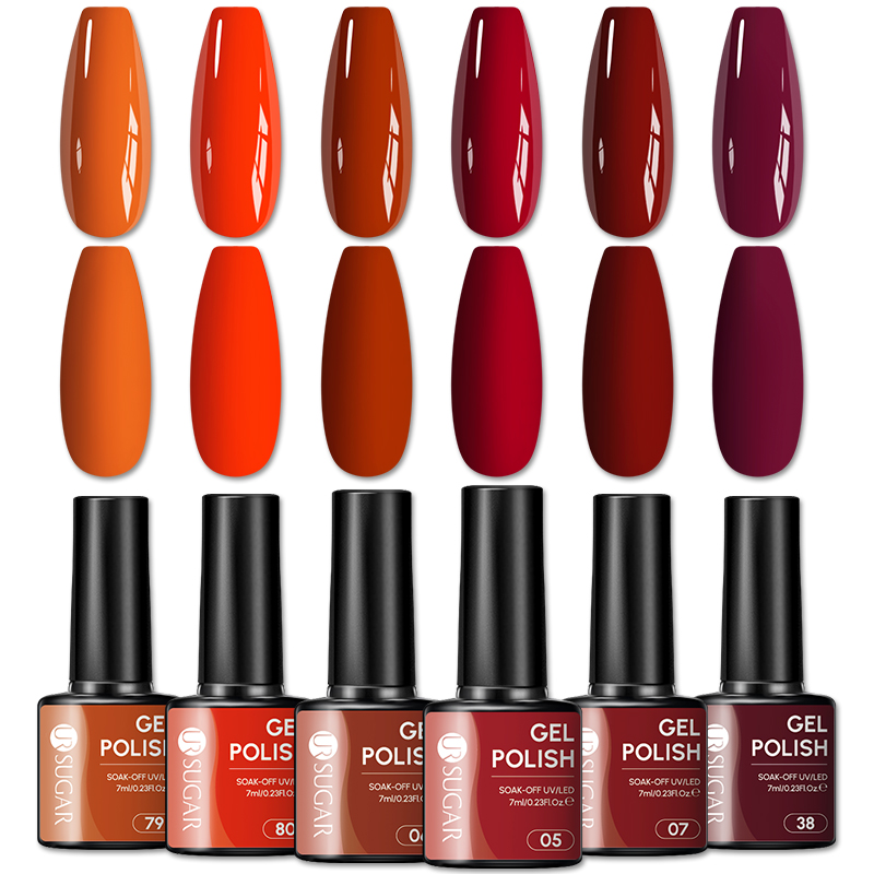 UR SUGAR 1/6pcs Pumpkin Orange - đánh giá và giá Nail Art Orange