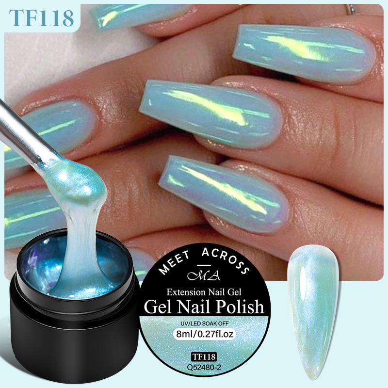 MEET ACROSS 8ml Aurora Extensi - đánh giá và giá Nail Art Violet
