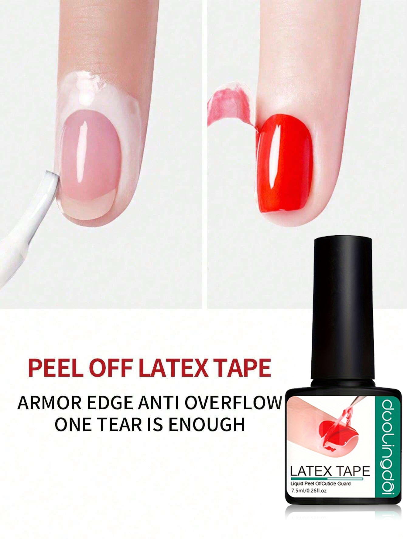 7.5ml Peel-Off Nail Barrier Li - đánh giá và giá Peel Off Base Coat