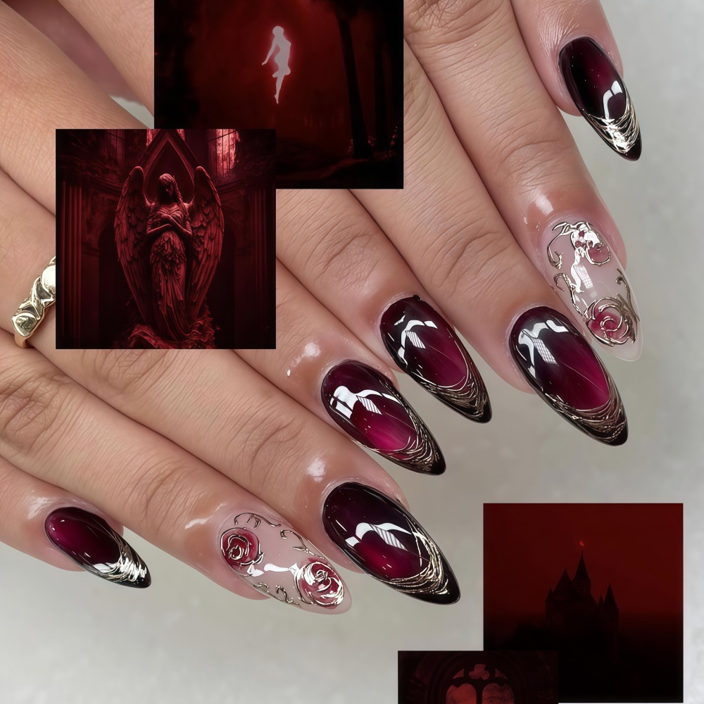 3D fake nails for women girls  - đánh giá và giá Nail Art Fake