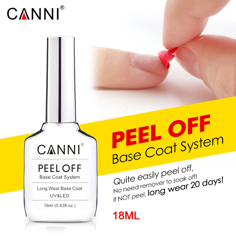 Canni 18ml Diamond Nowipe Top  - đánh giá và giá Peel Off Base Coat