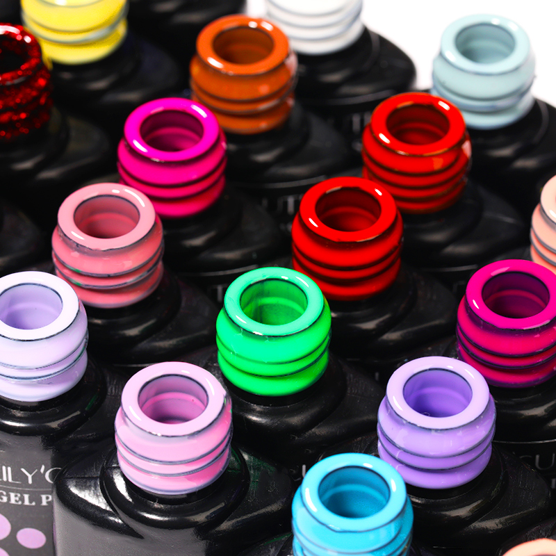 LILYCUTE 184 Colors 7ML Gel Na - đánh giá và giá Nail Art Violet