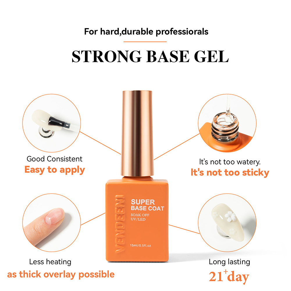 Vendeeni TPO HEMA FREE Super B - đánh giá và giá Peel Off Base Coat