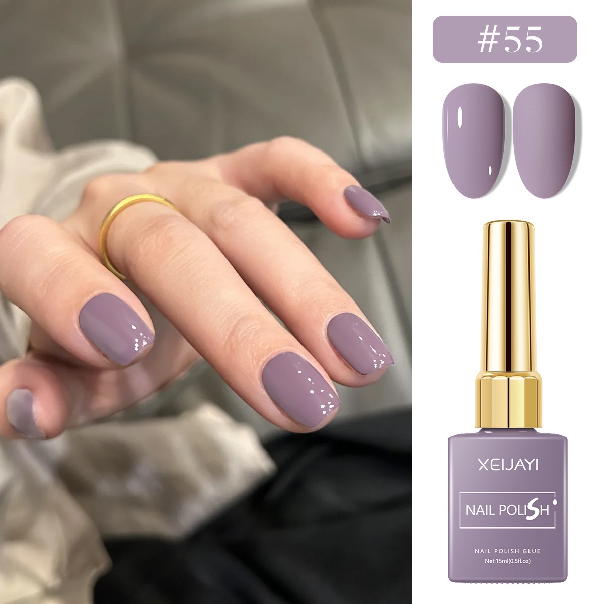 6PCS/SET 15ml Gel Nail Polish  - đánh giá và giá Nail Art Violet