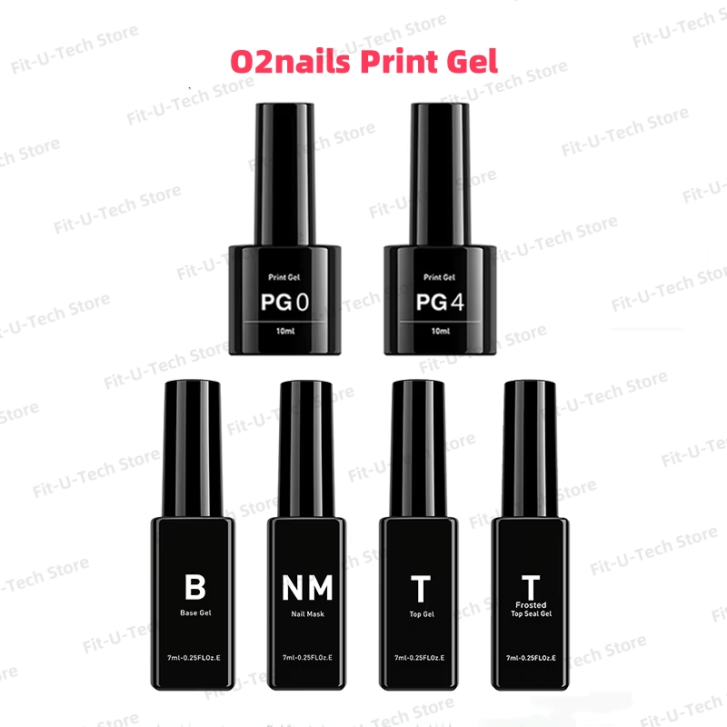 O2nails Print Gel PG0 PG4 Nail - đánh giá và giá Peel Off Base Coat