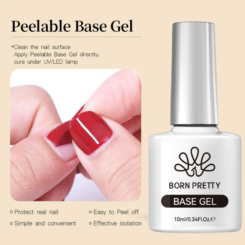 BORN PRETTY Peel Off Base Gel  - đánh giá và giá Peel Off Base Coat