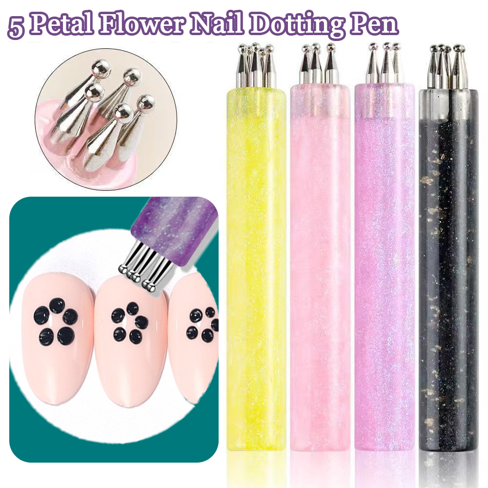 5 Petal Flower Nail Dotting Pe - đánh giá và giá Nail Art One Stroke