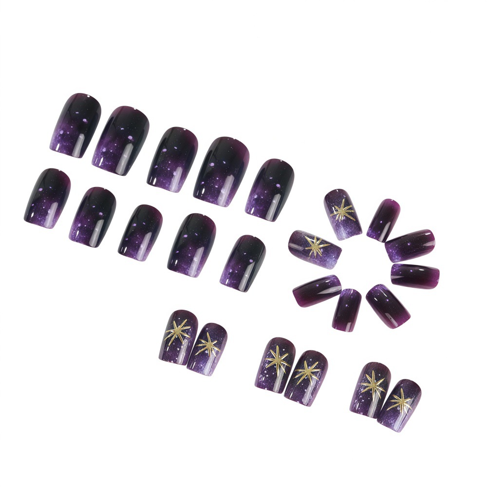 Short Medium fake nails gradie - đánh giá và giá Nail Art Fake