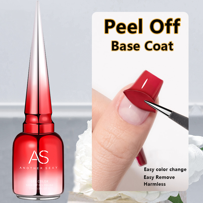 AS 15ml Peel Off Base Gel Long - đánh giá và giá Peel Off Base Coat