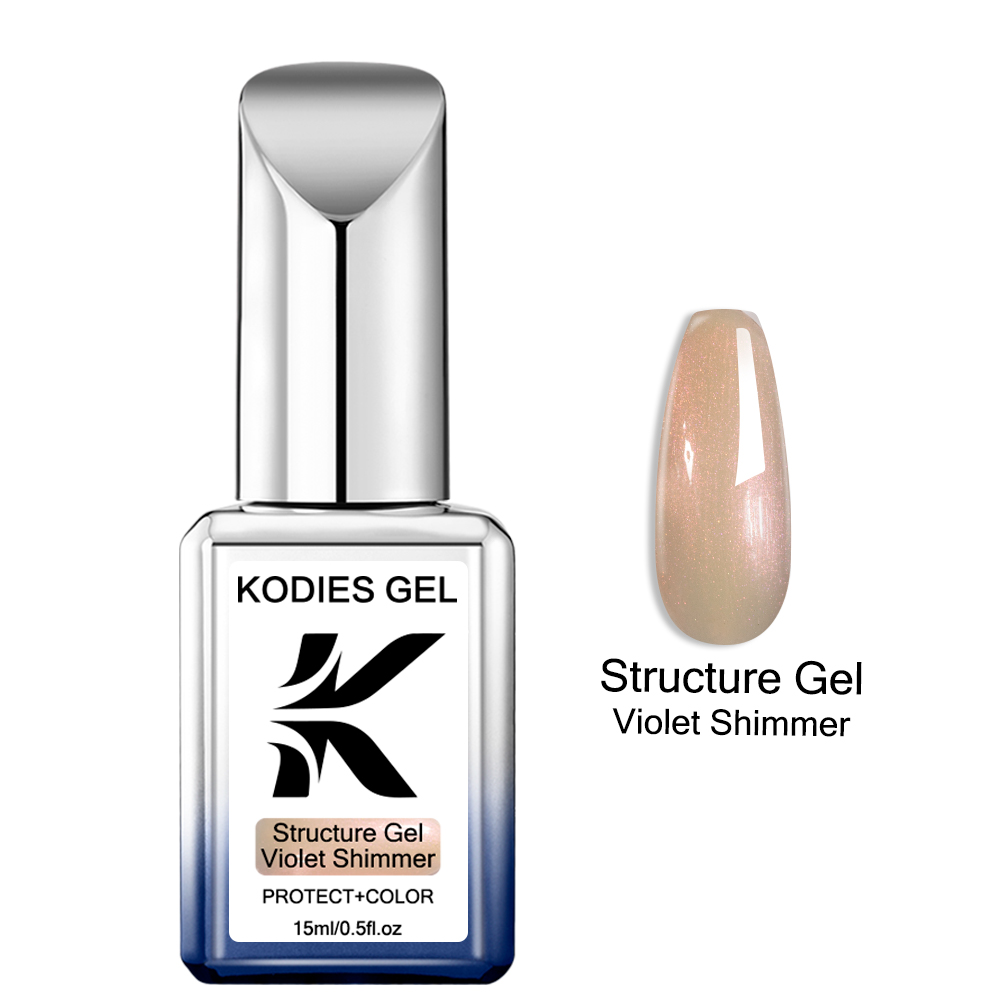 KODIES GEL Chrome Rubber Base  - đánh giá và giá Nail Art Violet