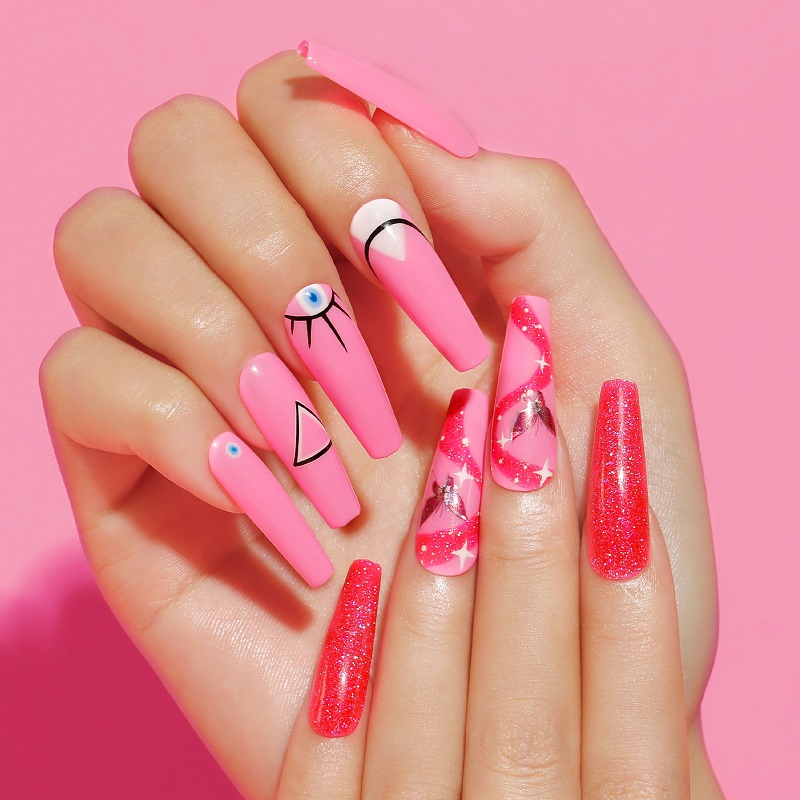 ROSALIND Multi-Colors Nail Gel - đánh giá và giá Peel Off Base Coat