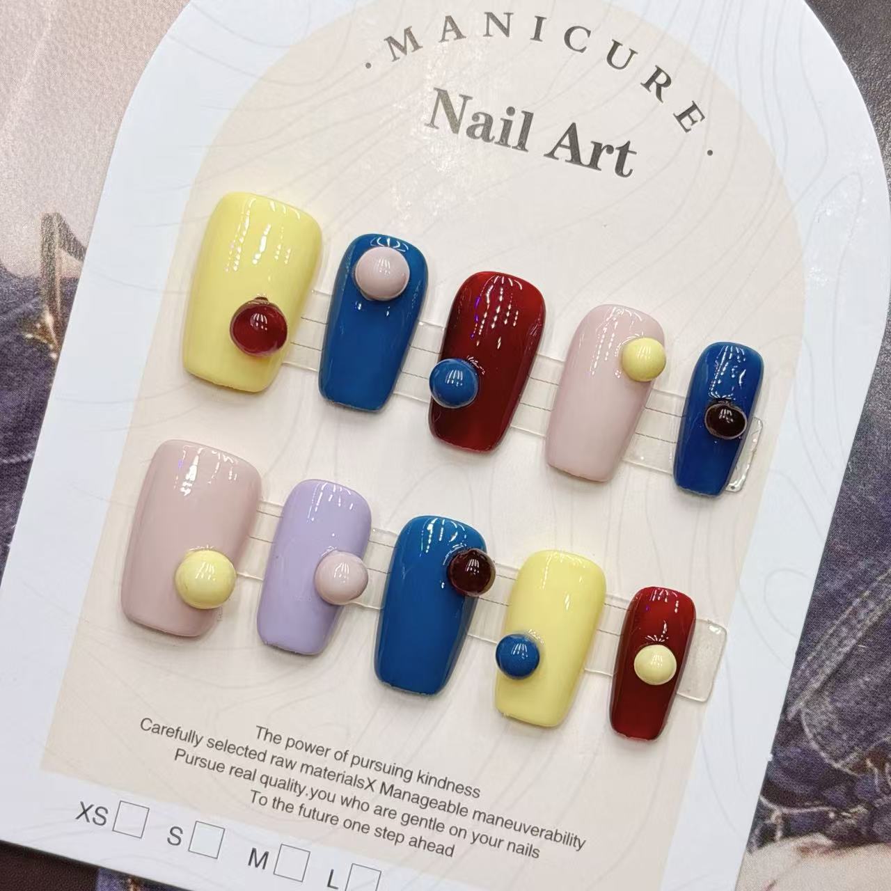Colorful Colorful Cool & Chic  - đánh giá và giá Nail Art Fake