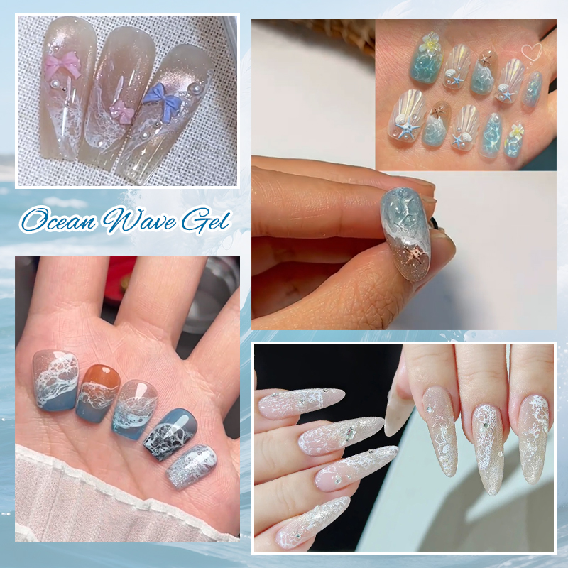 10ml Bubble Ocean Wave White G - đánh giá và giá Nail Art One Stroke