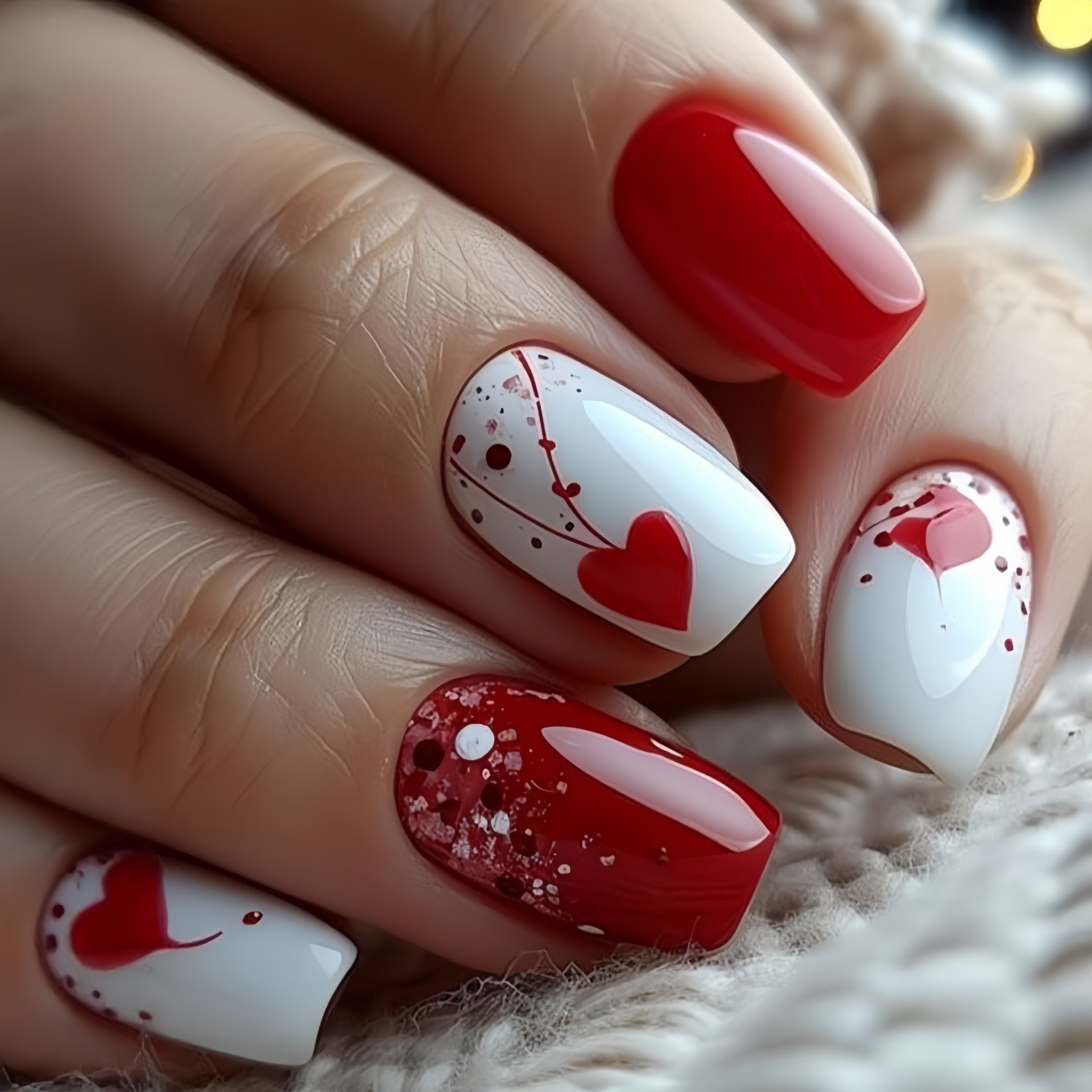 Short Medium fake nails for wo - đánh giá và giá Nail Art Fake