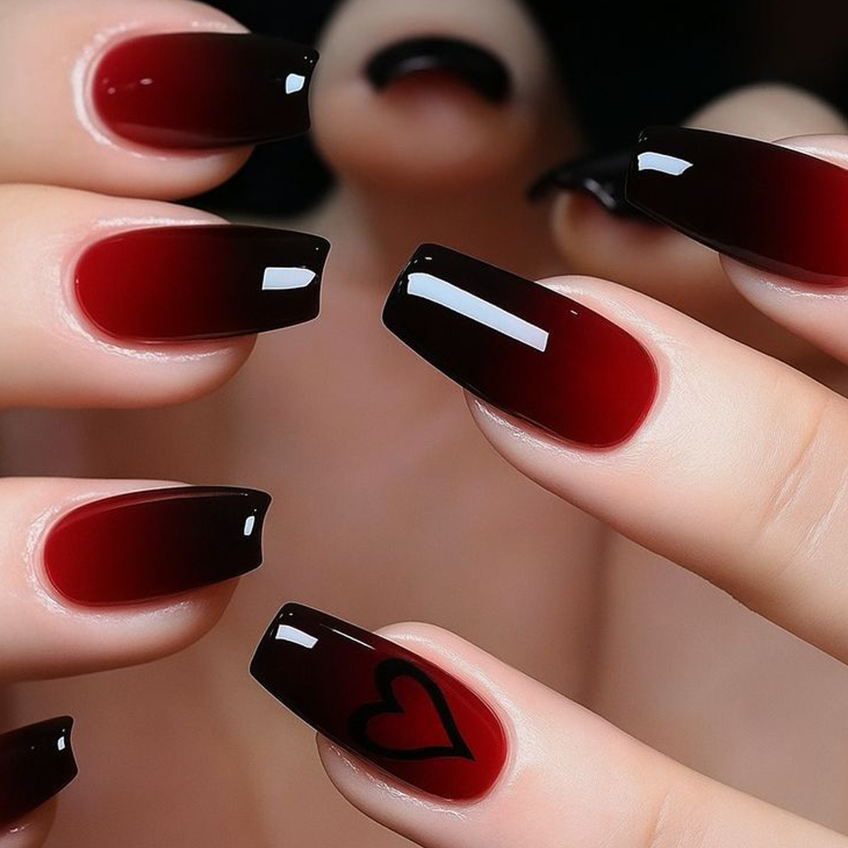 Short Medium fake nails for wo - đánh giá và giá Nail Art Fake