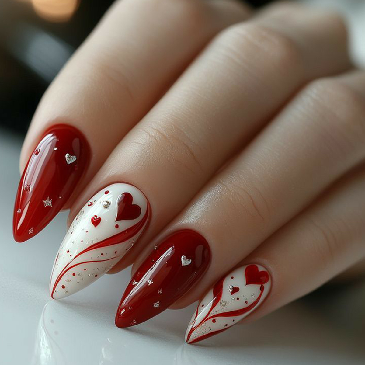 Short Medium fake nails for wo - đánh giá và giá Nail Art Fake