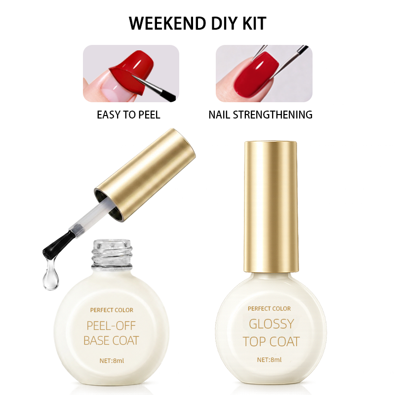 PERFECT COLOR Weekend DIY Kit, - đánh giá và giá Peel Off Base Coat