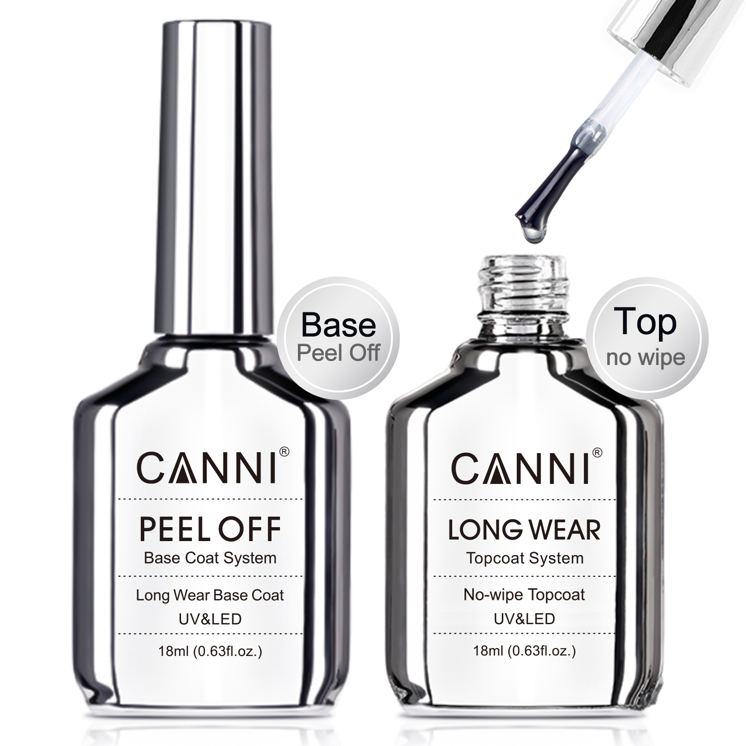 Canni TPO FREE HEMA FREE 18ml  - đánh giá và giá Peel Off Base Coat