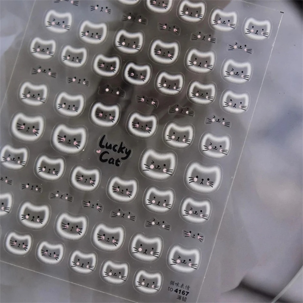 White Halo Dyeing Cat Face Cup - đánh giá và giá Nail Art Orange