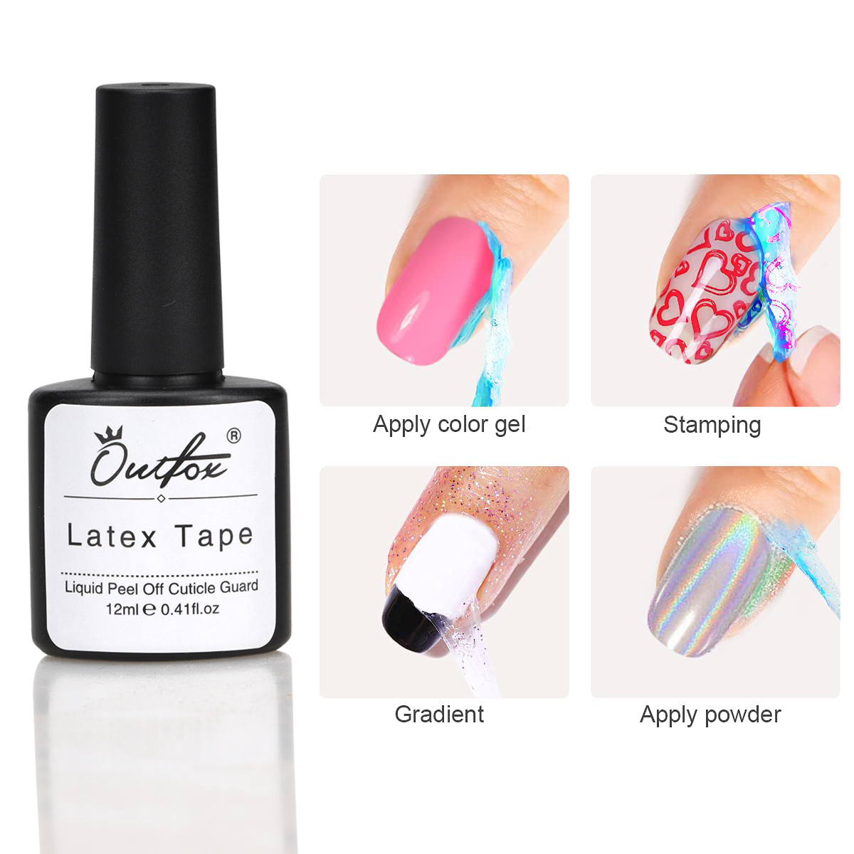 12ML Nail Peel Off Liquid Anti - đánh giá và giá Peel Off Base Coat