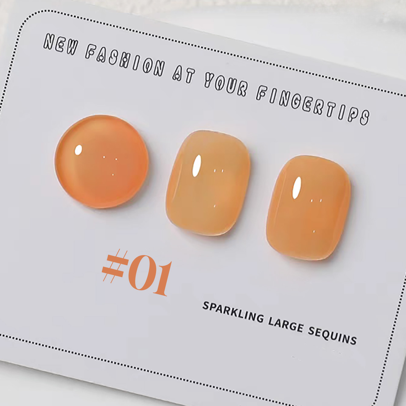 1-6pcs PSK New Macaron Candy O - đánh giá và giá Nail Art Orange