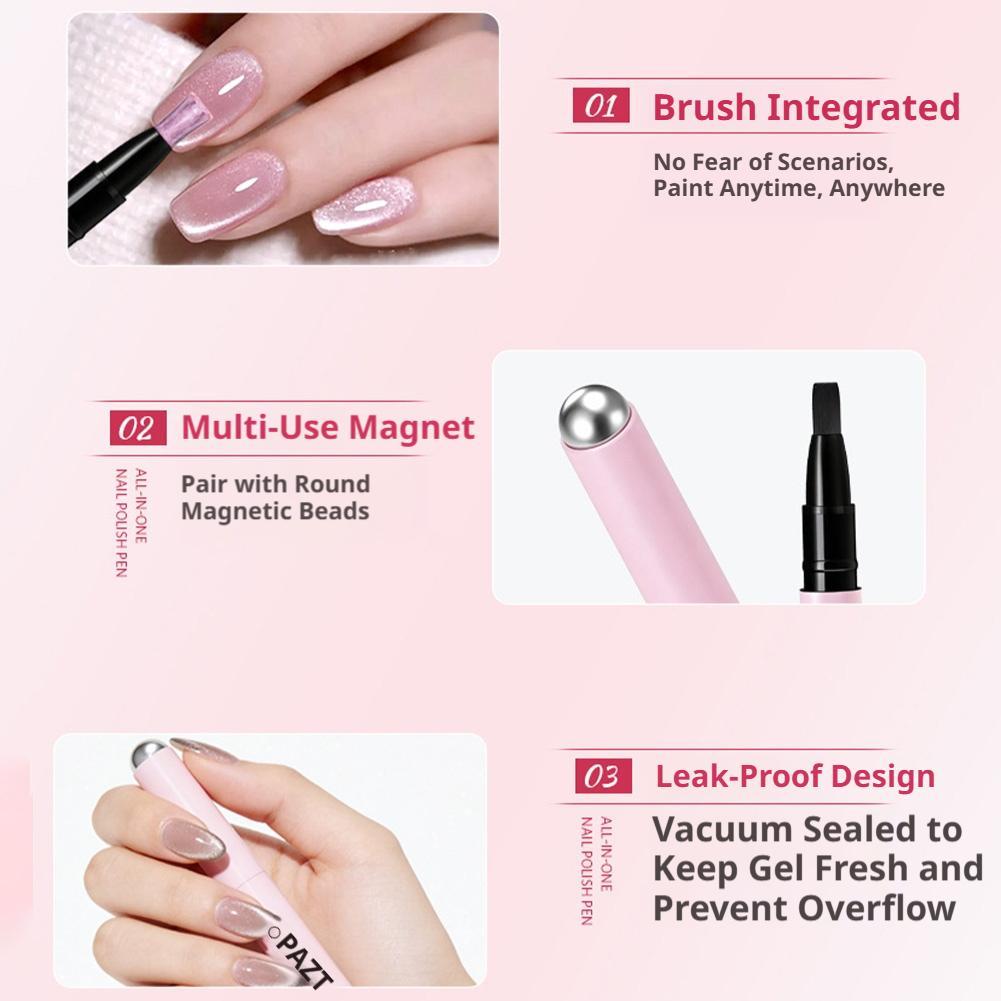 Magnetic Gel Nail Polish Pen,  - đánh giá và giá Nail Art One Stroke