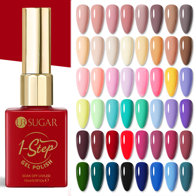 UR SUGAR 15ml 1 Step Gel Polis - đánh giá và giá Nail Art One Stroke