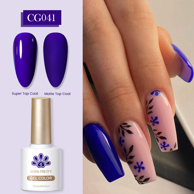 BORN PRETTY 10ml 24 Colors Gel - đánh giá và giá Nail Art Violet