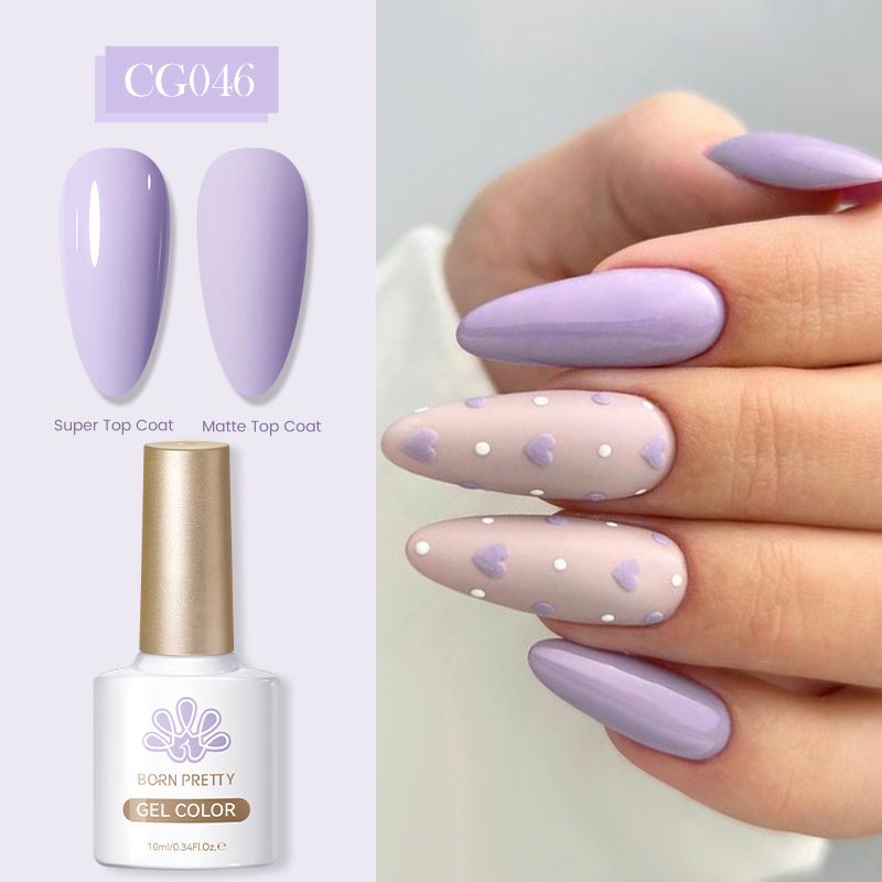 BORN PRETTY 10ml 24 Colors Gel - đánh giá và giá Nail Art Violet